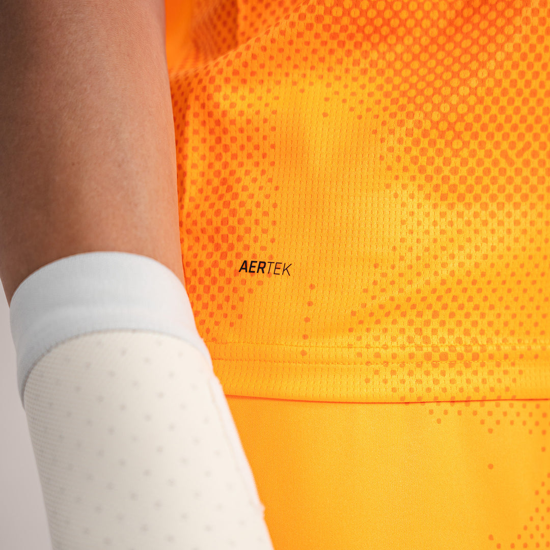 Hertha Torwarttrikot 26/27 orange Damenschnitt Detail AERTEK