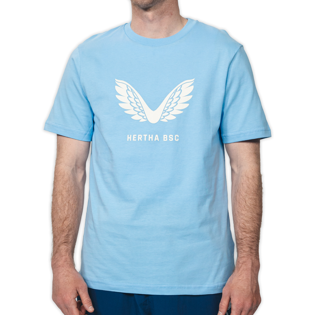 Hertha T-Shirt Logo Presentation Frontansicht