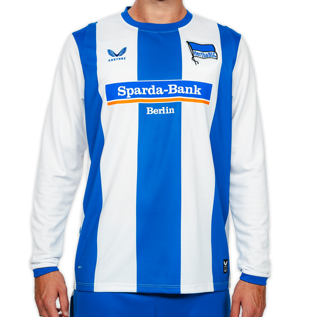 Hertha Heimtrikot 26/27 langarm Vorderansicht [front]