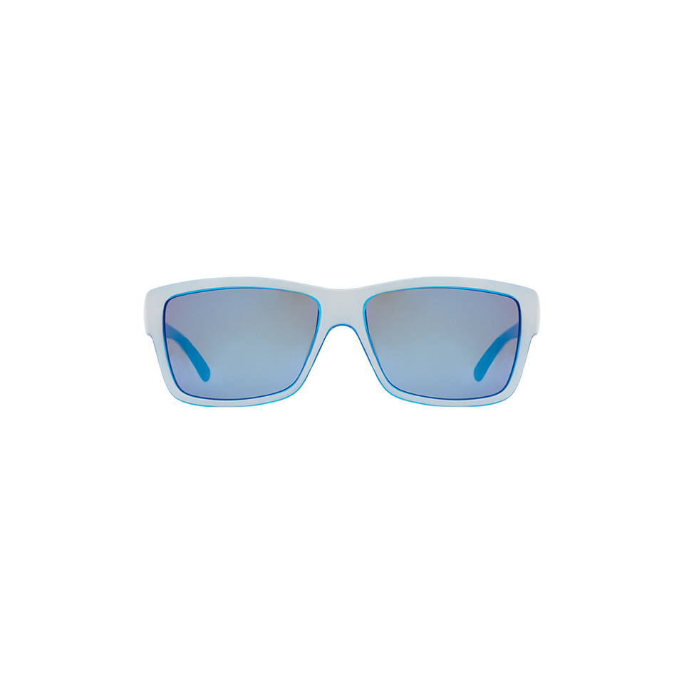 Sonnenbrille Blau-Weiß