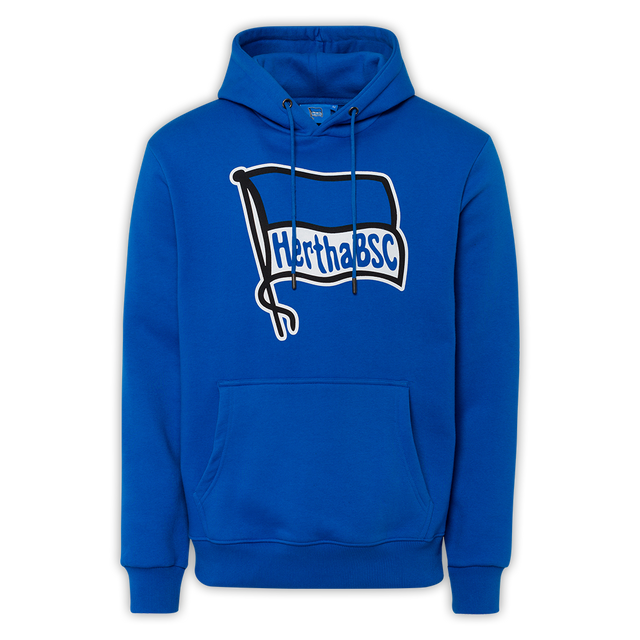 Hoodie Logo Blau