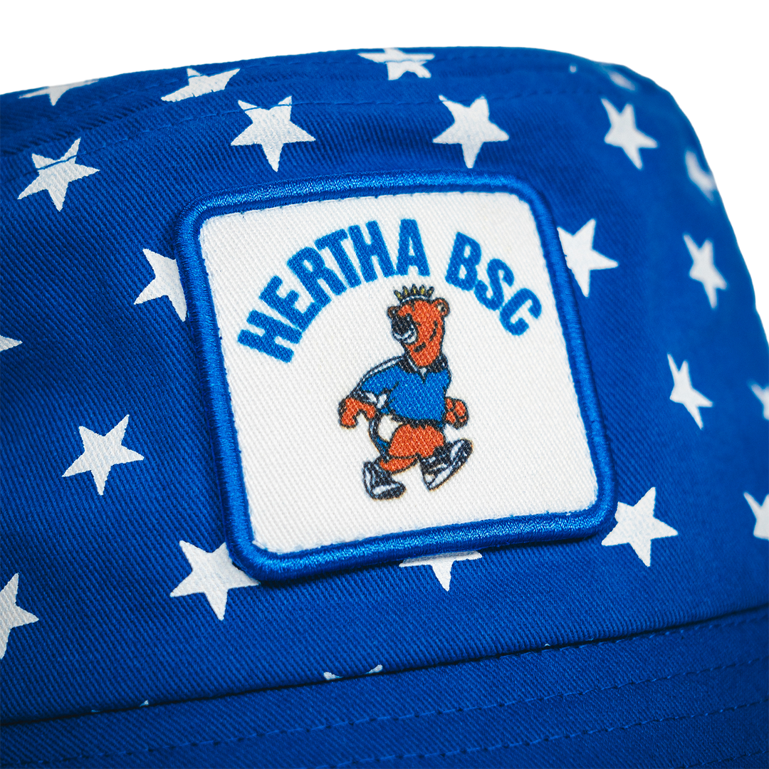 Hertha Fischerhut Sterne Detail vorne