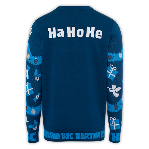 Hertha Weihnachtspullover Ha Ho He