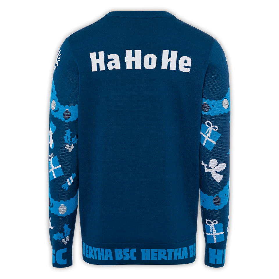 Hertha Weihnachtspullover Ha Ho He