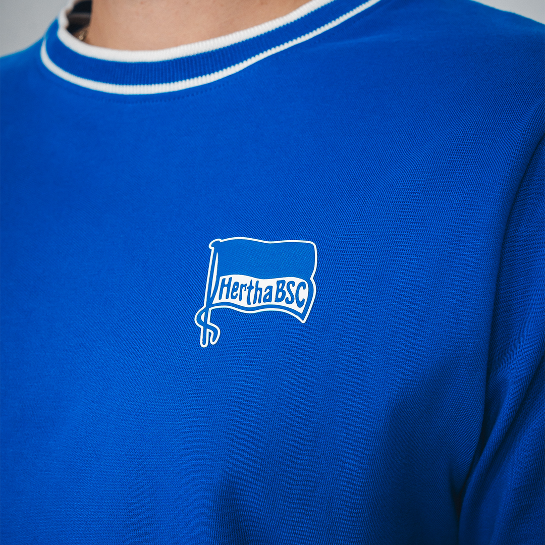 Hertha T-Shirt Classic Blau Logo