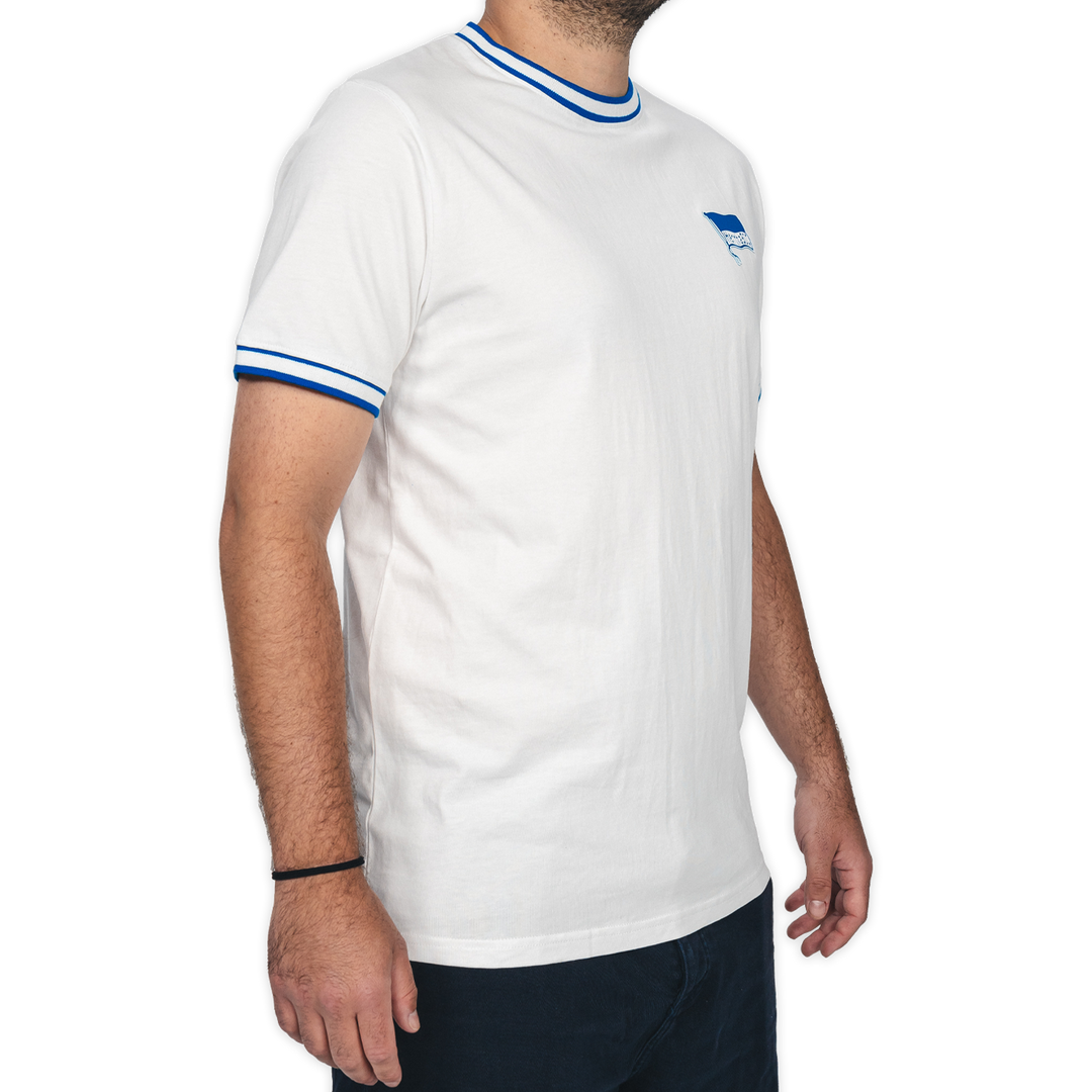 Hertha T-Shirt Classic Weiß seitlich rechts