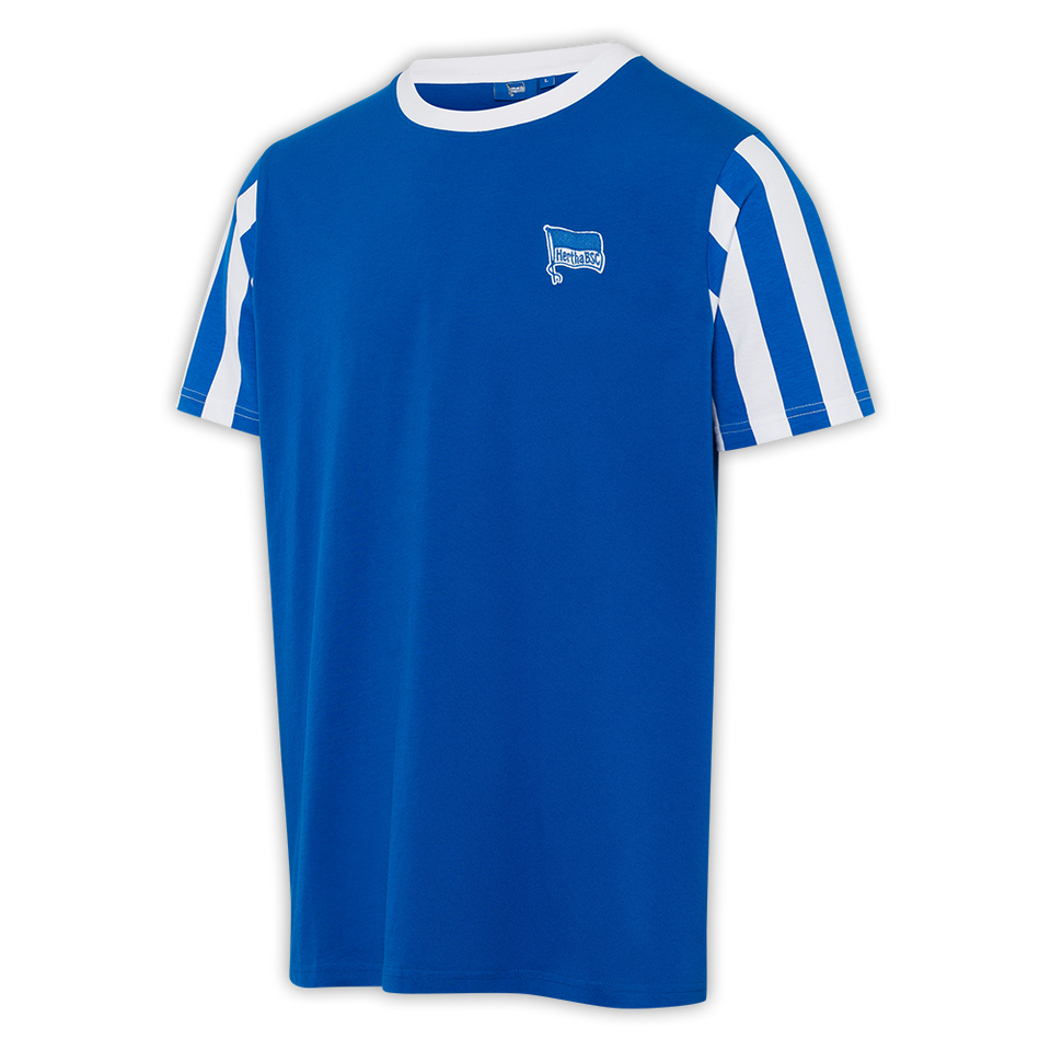 Hertha T-Shirt Streifenärmel