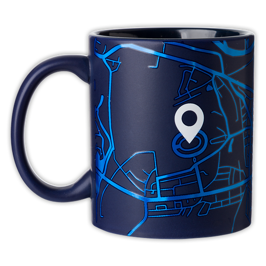 Hertha Tasse Stadtkarte Metallic