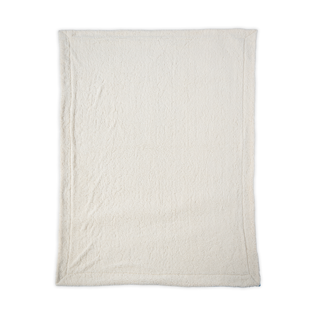 Hertha BSC Sherpadecke Fahne Navy Rückansicht