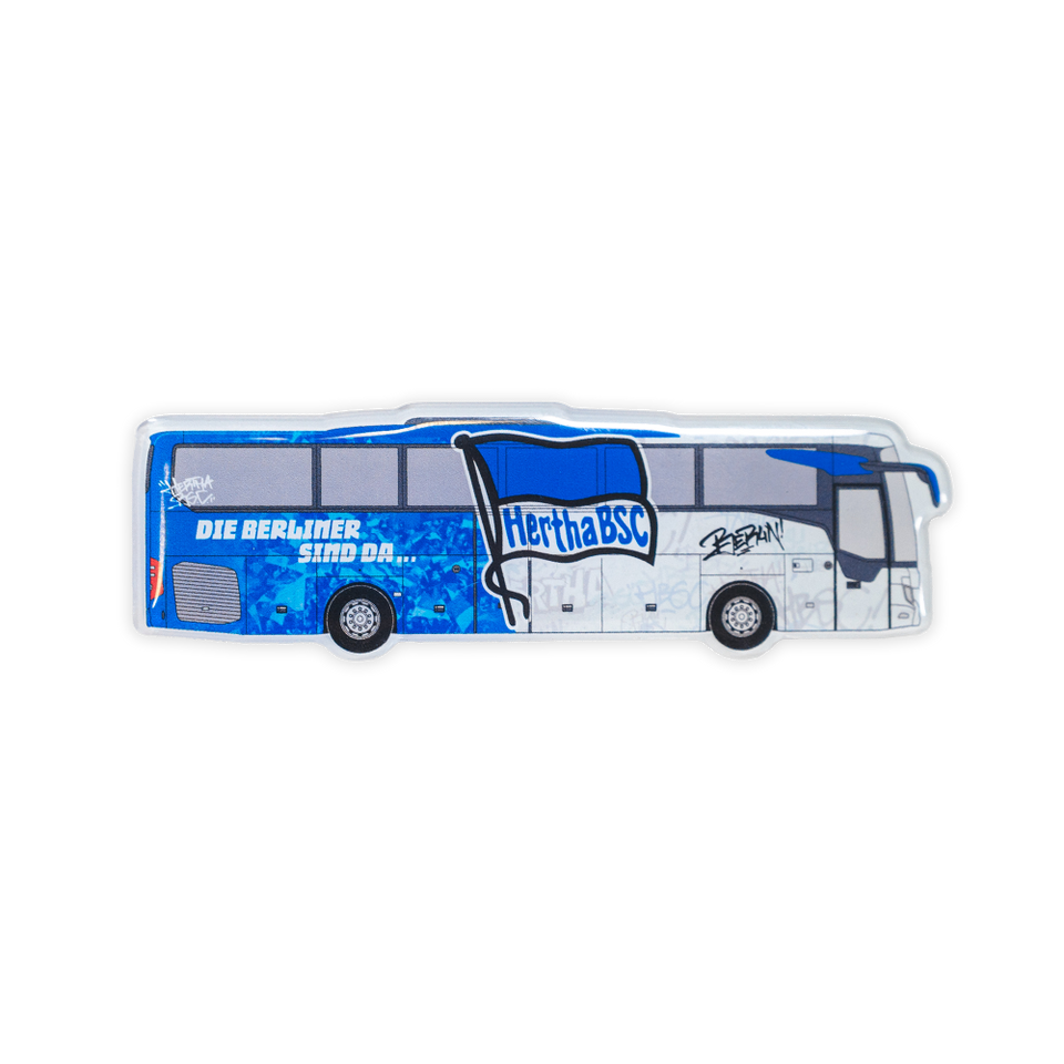 Hertha Magnet Mannschaftsbus