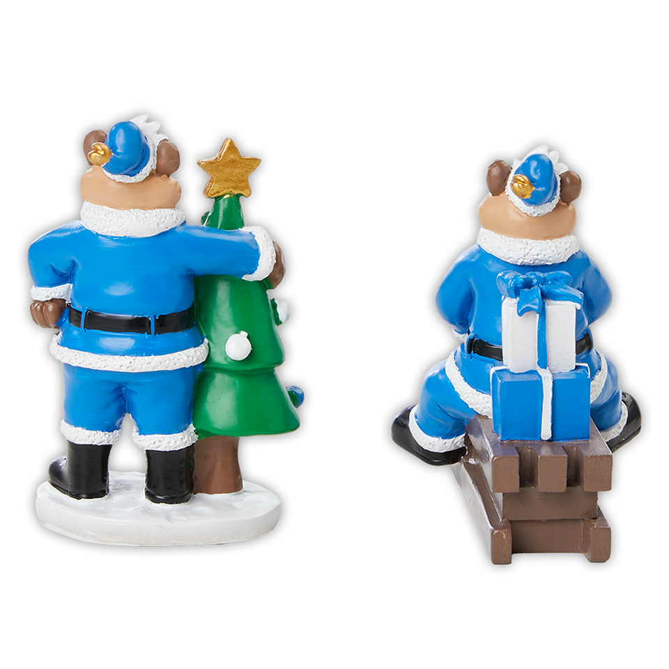 Hertha Herthinho Mini-Weihnachtsfiguren 2er-Set Rückseite