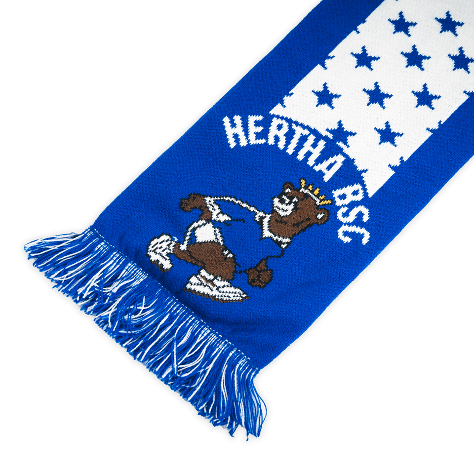 Hertha Schal Sterne Detail Bär