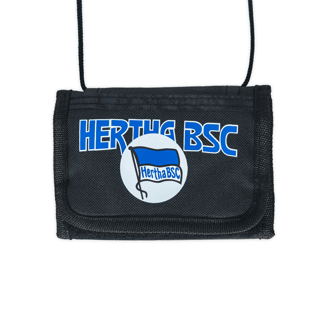 Hertha Geldbeutel Retro Frontansicht