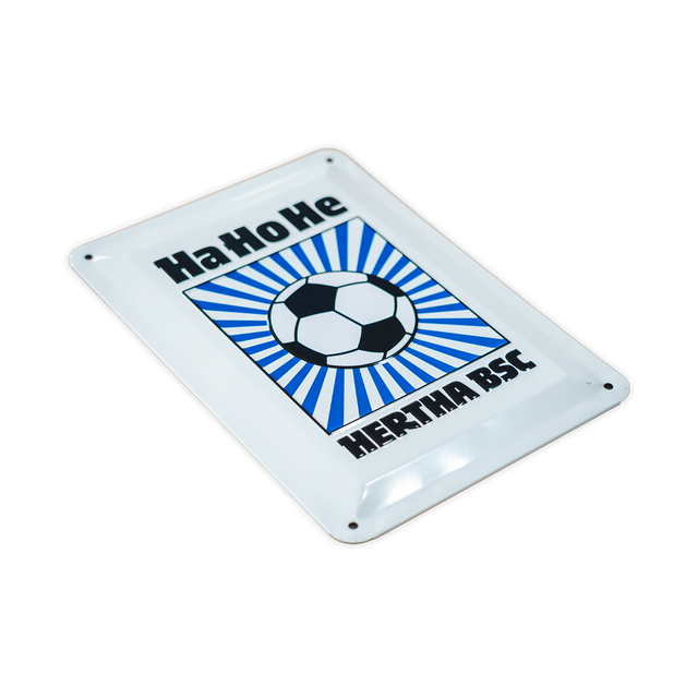 Hertha Blechschild Retro-Style