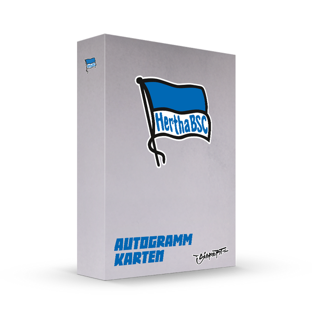 Hertha Autogrammkartensatz 25/26 signiert