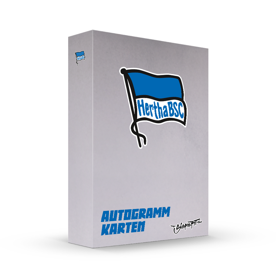 Hertha Autogrammkartensatz 25/26 signiert