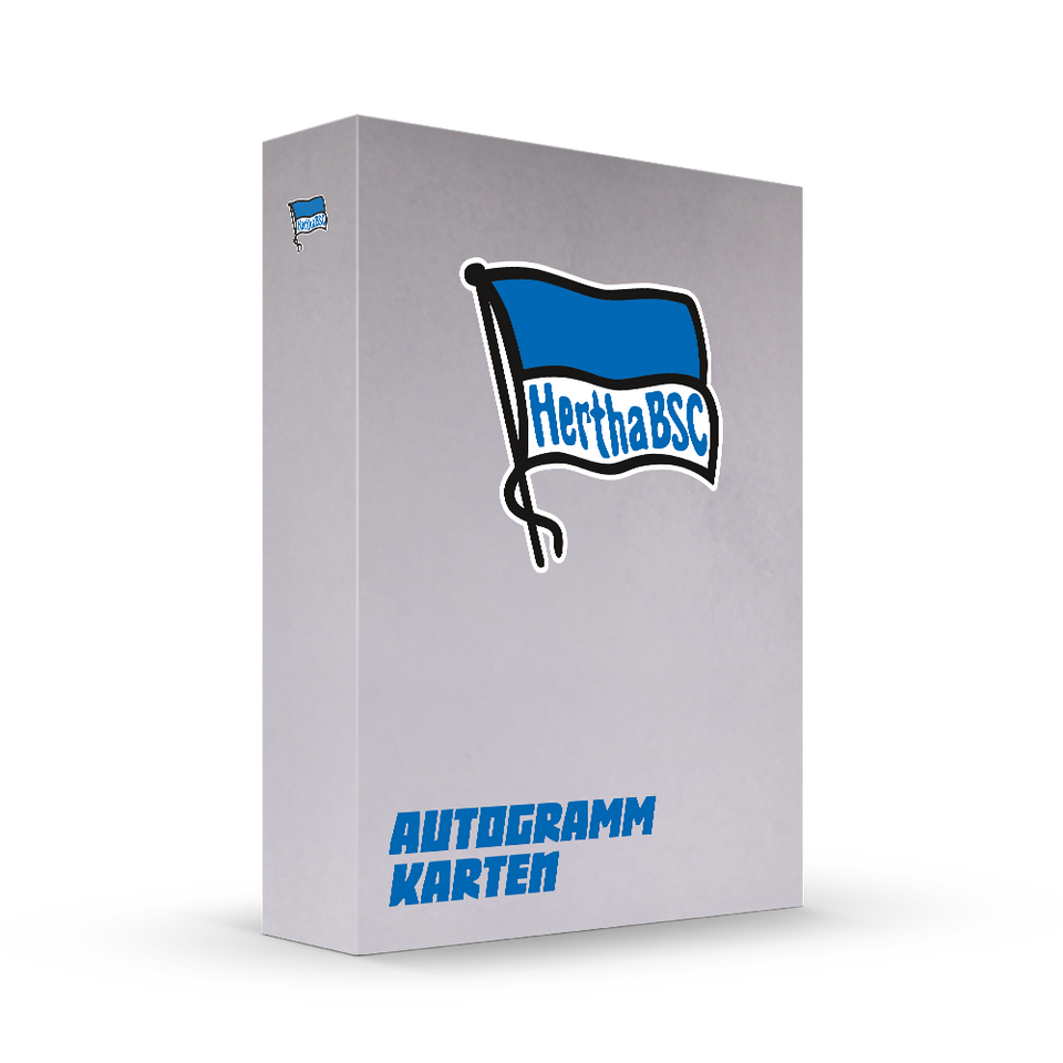 Hertha Autogrammkartensatz 25/26 unsigniert