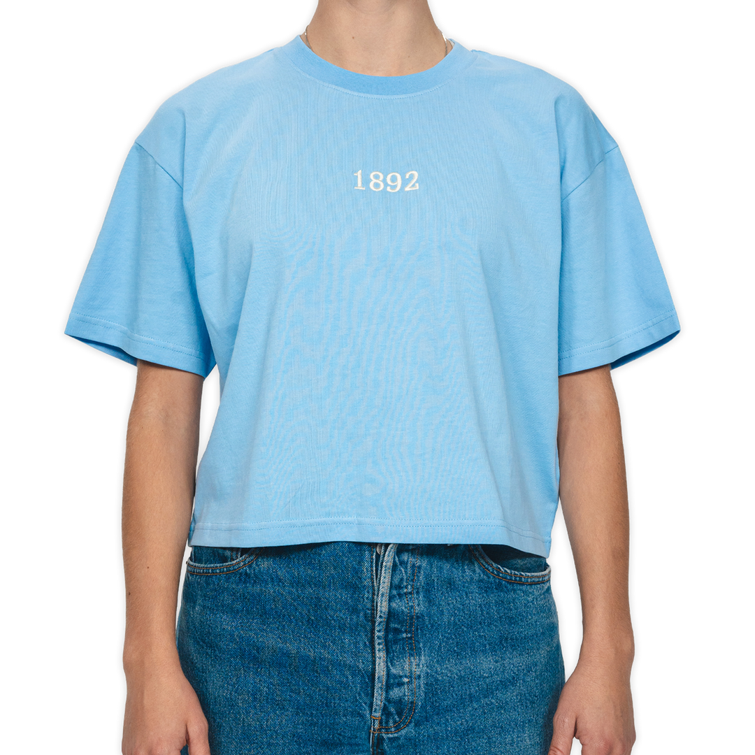 Hertha Shirt Damen 1892 Hellblau Vorderansicht