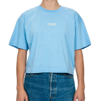 Hertha Shirt Damen 1892 Hellblau Vorderansicht