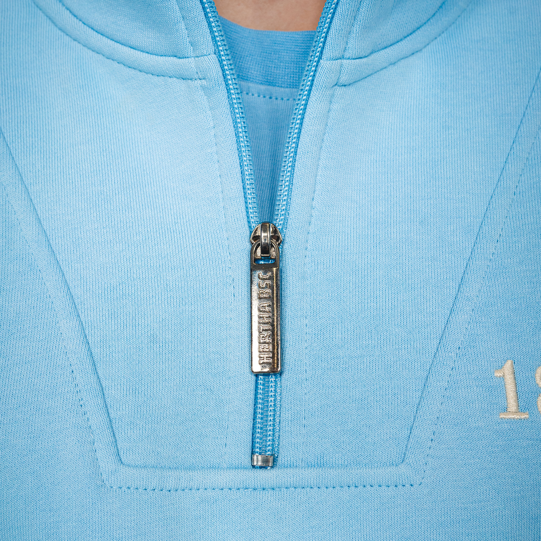 Hertha Halfzip Damen 1892 Detail Zipper