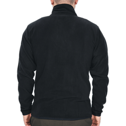 Hertha BSC Fleecejacke Logo Schwarz Rückenansicht