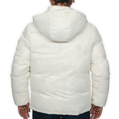 Hertha Jacke Damen Creme Rückseite