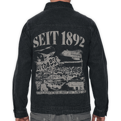 Hertha Jeansjacke Seit 1892 Rückansicht