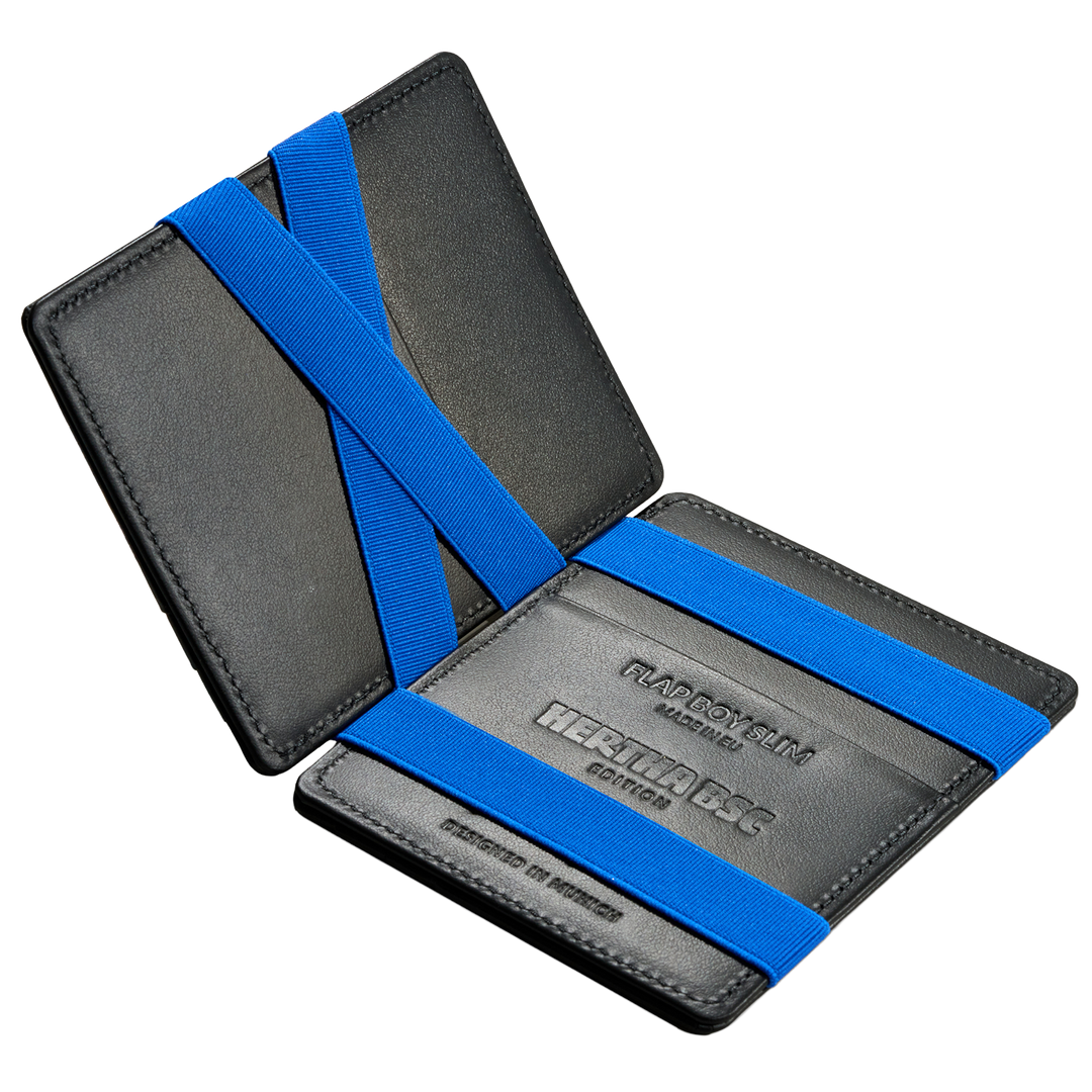 Hertha Jaimie Jacobs Flap Boy Slim Geldbeutel offen