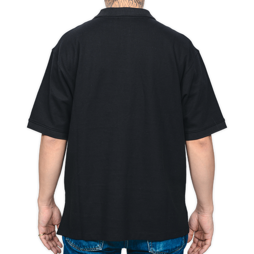 Hertha Poloshirt Logo Oval Rückansicht