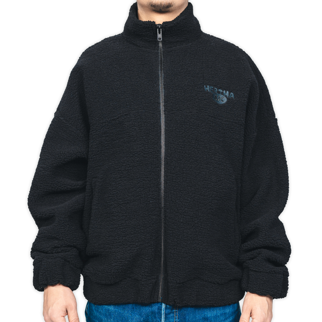 Hertha Teddy Jacke Logo Oval Vorderansicht