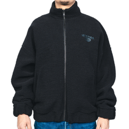 Hertha Teddy Jacke Logo Oval Vorderansicht