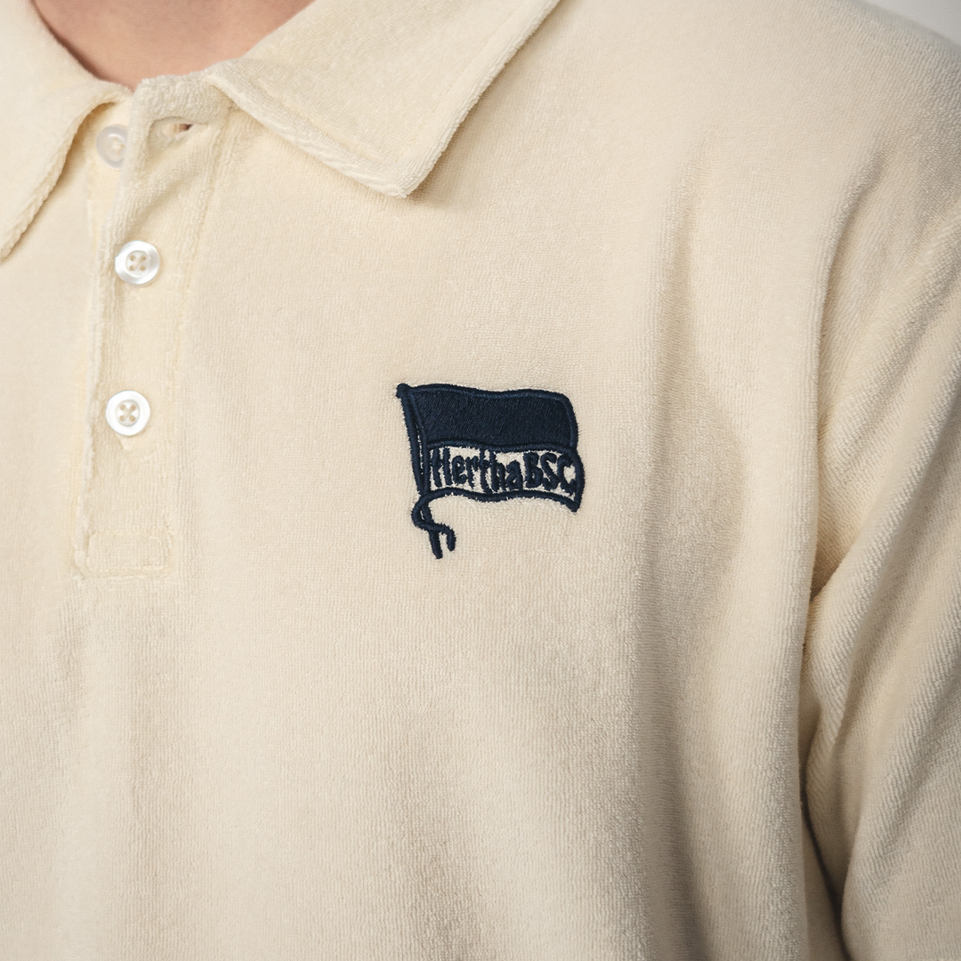 Hemd Frottee Hertha BSC Detail
