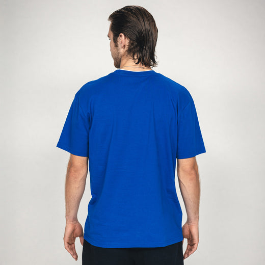 Hertha T-Shirt College Blau Rückansicht