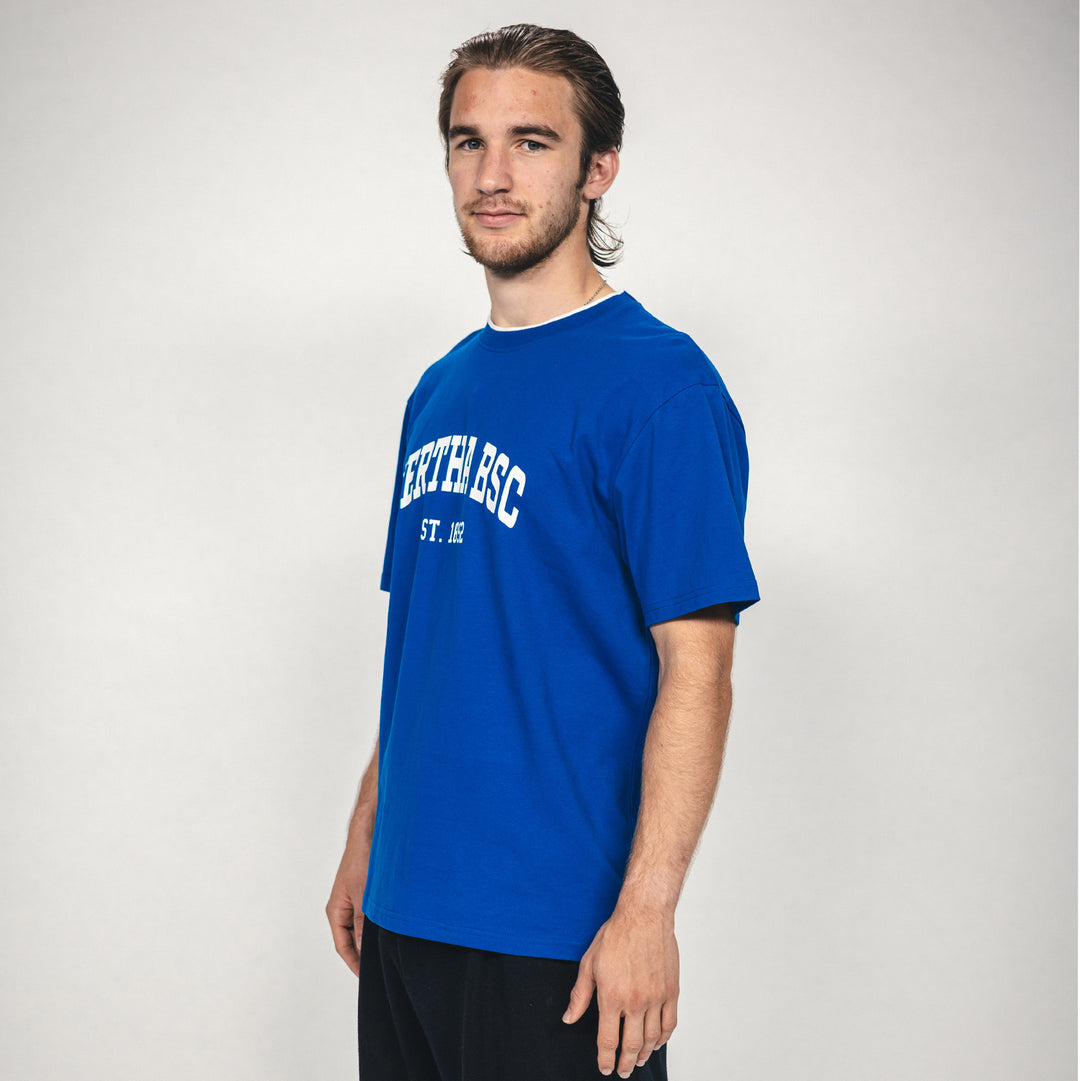 Hertha T-Shirt College Blau Seitenansicht