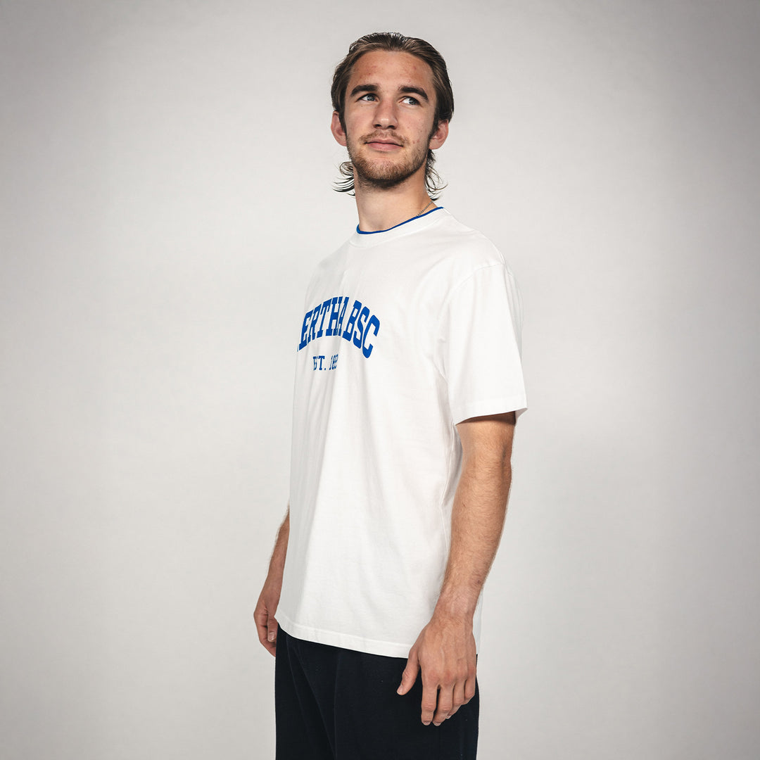 Hertha T-Shirt College Weiß Seitenansicht