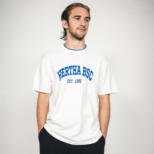 T-Shirt College Weiß