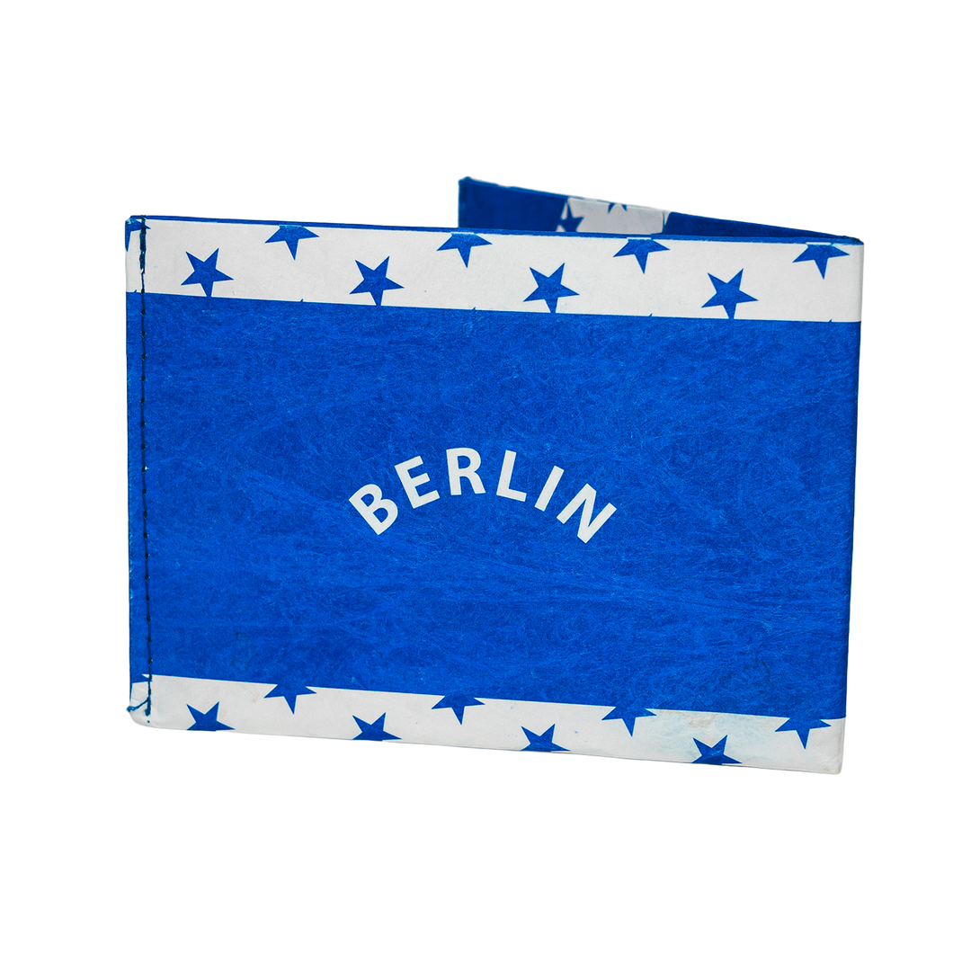 Hertha Geldbörse Sterne Paprcuts Rückseite