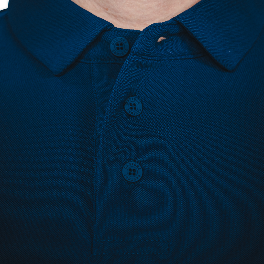 Poloshirt Castore Detailansicht Kragen