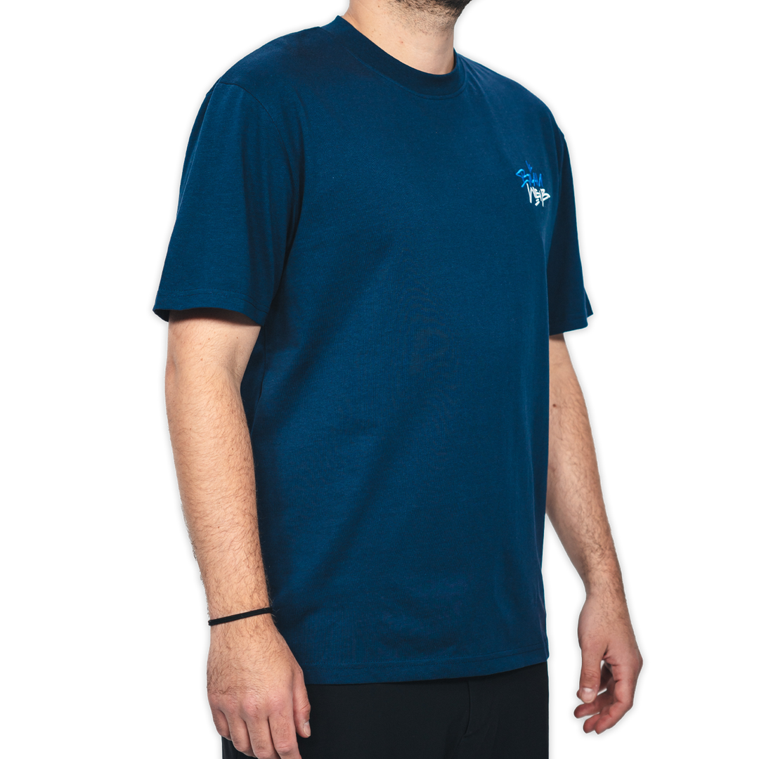 Hertha T-Shirt Tag Blau Weiß Seitenansicht
