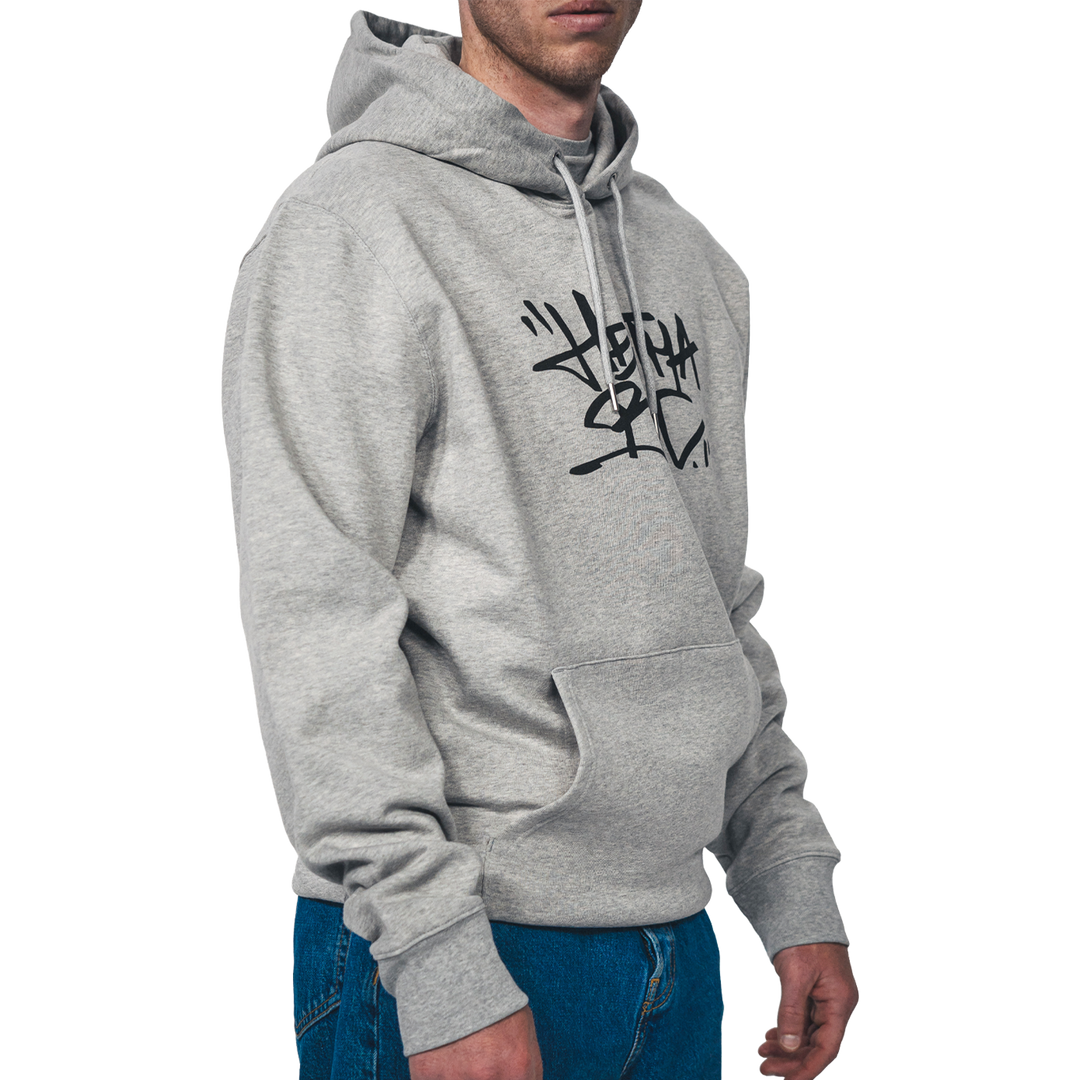 Hoodie Hertha BSC Tag Grau Seitenansicht