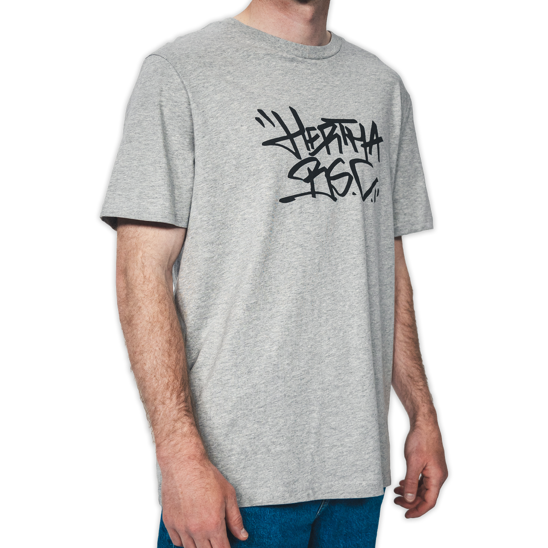 T-Shirt Hertha BSC Tag Grau Seitenansicht