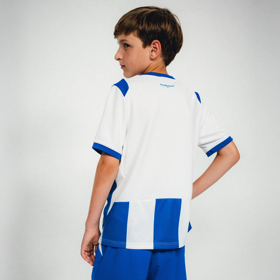 Hertha Heimtrikot Kids 26/27 Modelbild Rückansicht