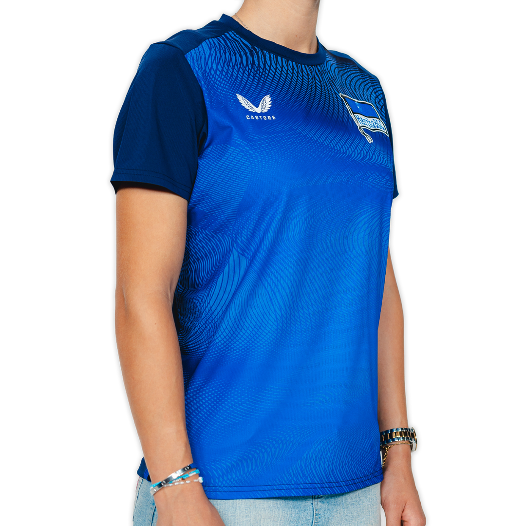 Hertha BSC Prematch Shirt 26/27 Damenschnitt Seitenansicht