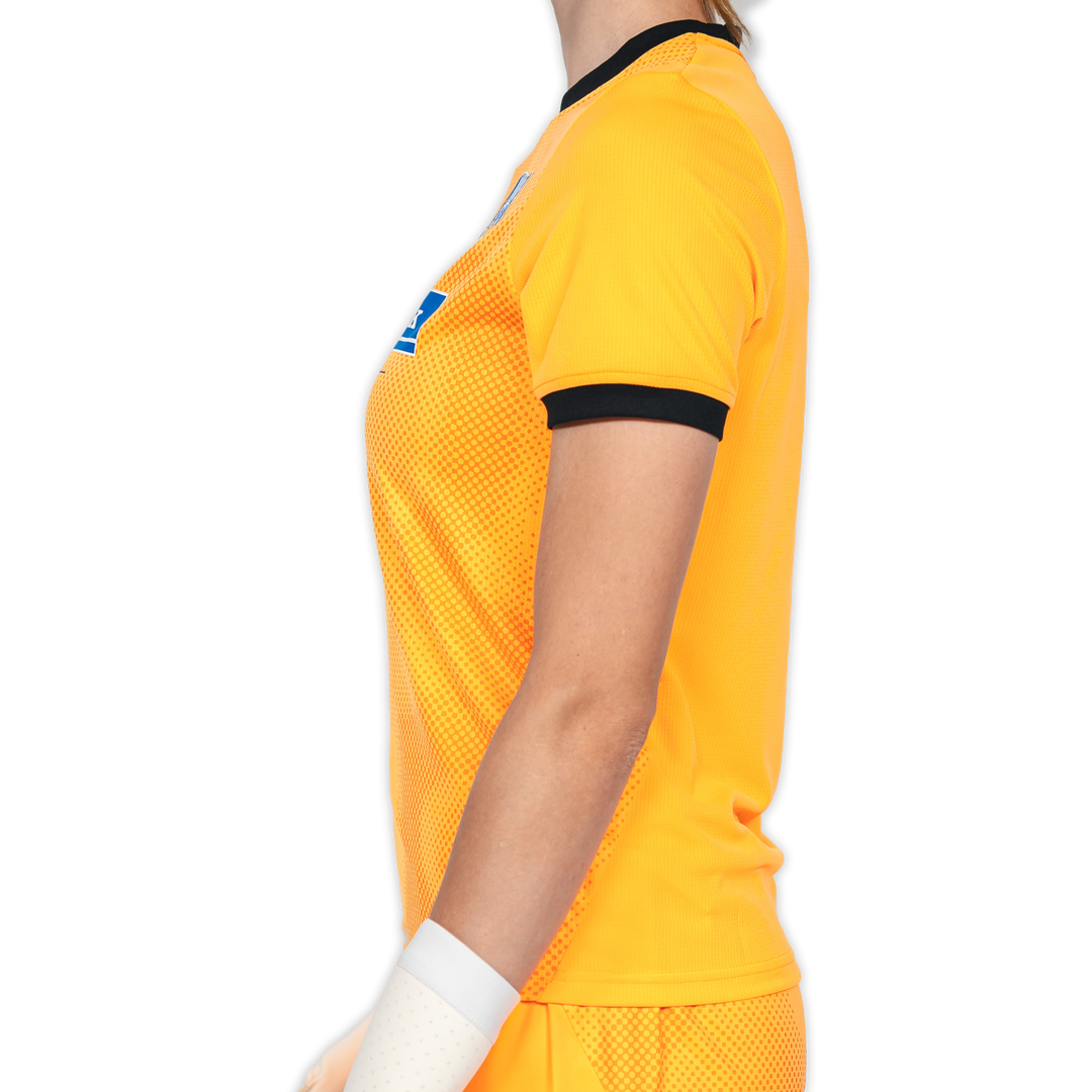 Hertha Torwarttrikot 26/27 orange Damenschnitt Seitenansicht links