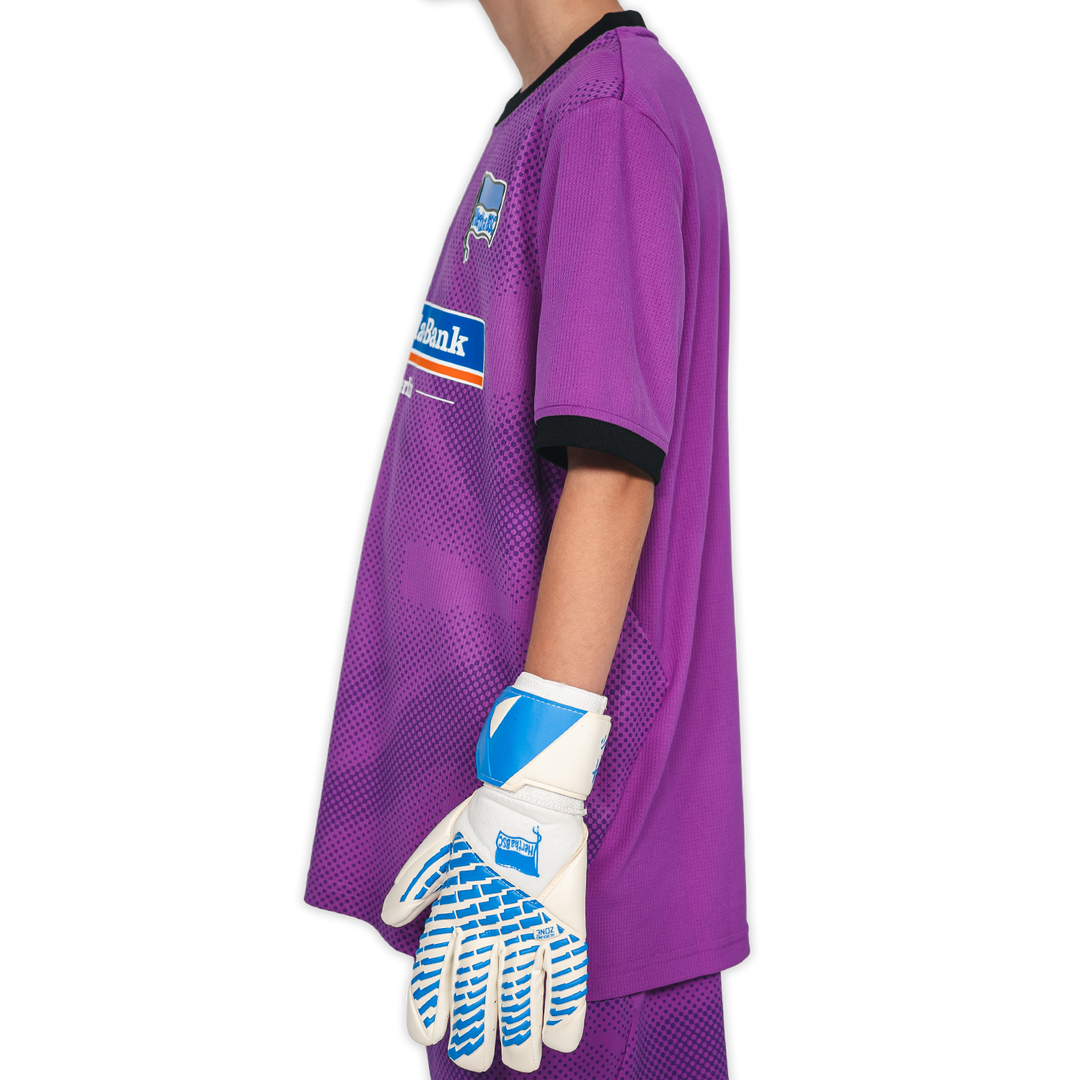 Hertha Torwarttrikot Kids 26/27 violett kurzarm Seitenansicht links