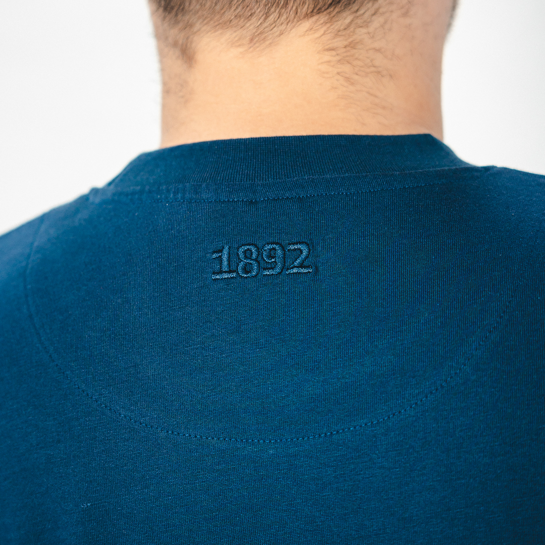 Hertha T-Shirt Tag Blau Weiß Detail 1892