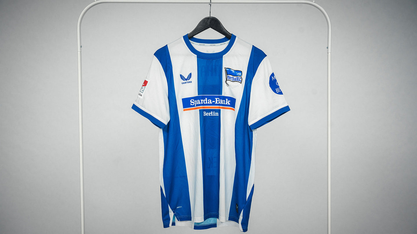 Hertha Matchworn Heimtrikot Brekalo 7 #VFLBSC Vorderansicht