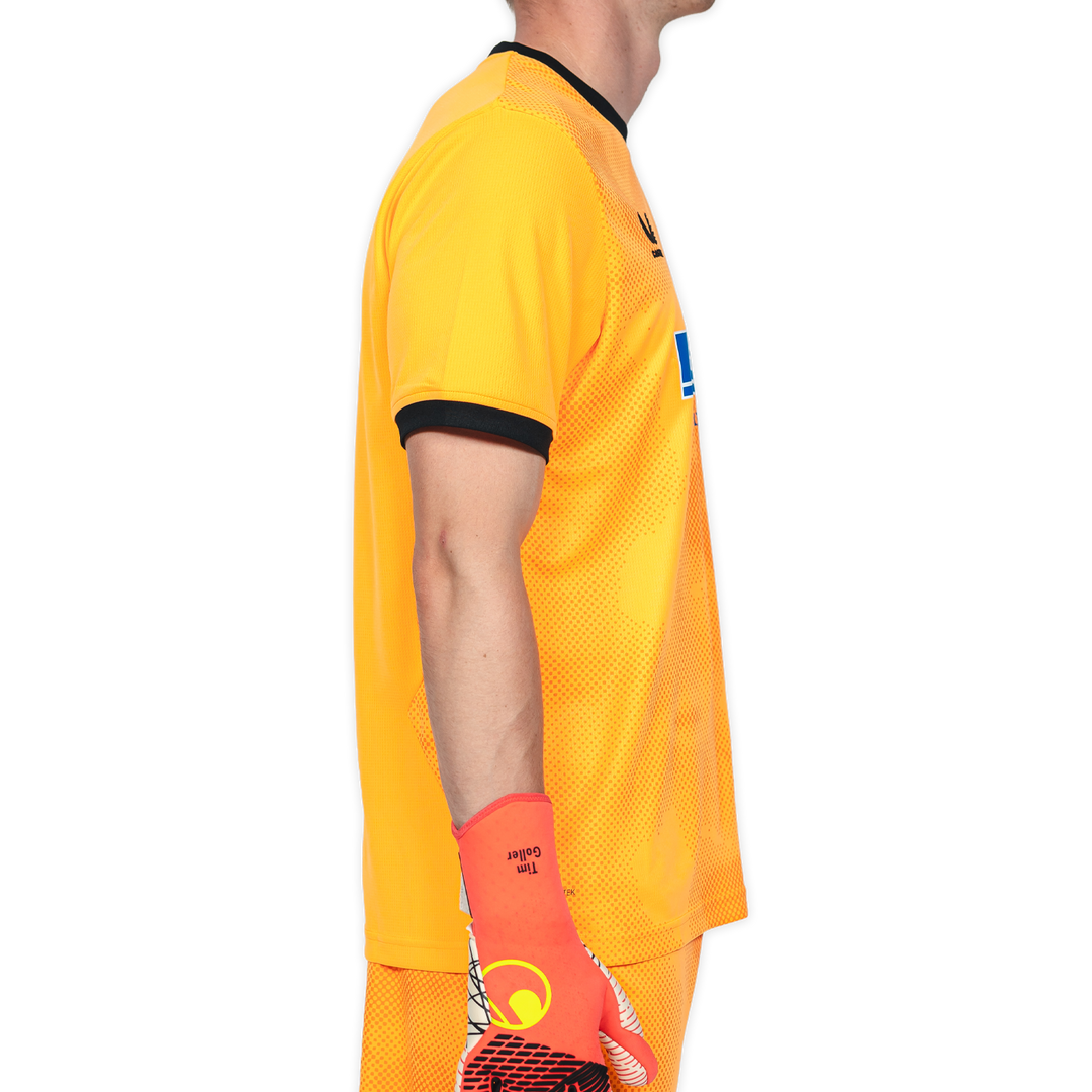 Hertha Torwarttrikot 26/27 orange kurzarm Seitenansicht rechts