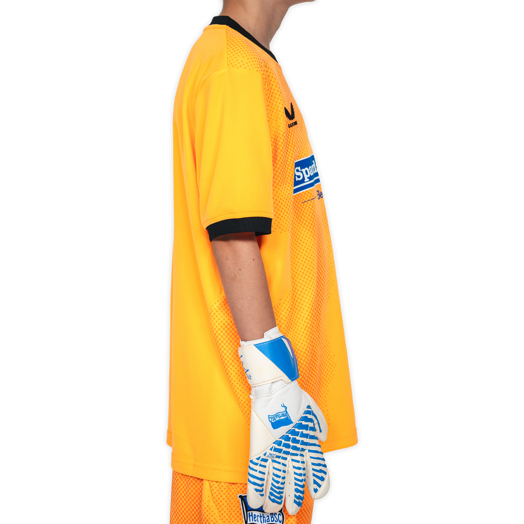 Hertha Torwarttrikot Kids 26/27 orange kurzarm Seitenansicht rechts