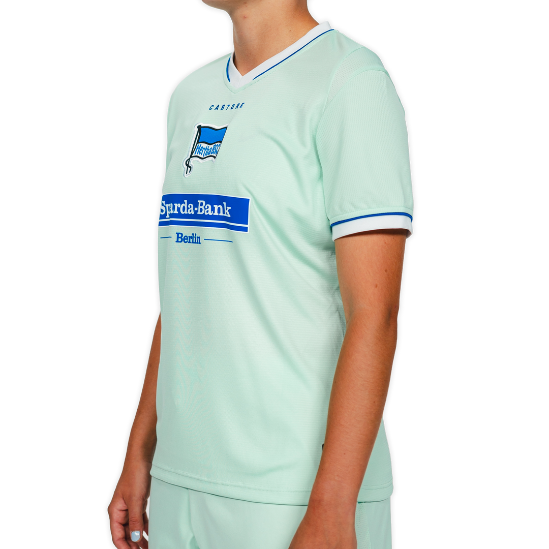 Hertha Ausweichtrikot 26/27 Damenschnitt Schrägansicht links